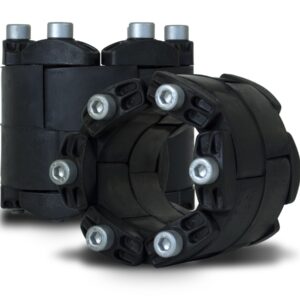 LINK-SEAL® Modular Pipe Sealing System, Model C, Size 575, EPDM (Black), with Reinforced Nylon Polymer Pressure Plate, Zinc Plated Carbon Steel Hardware