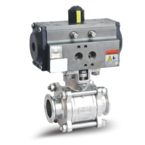 3PC. Design Triclover End Floating Ball Valve