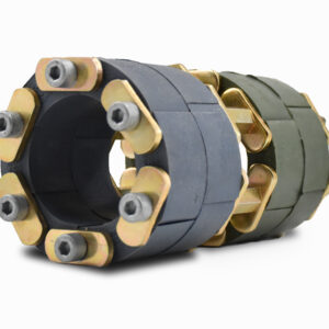 LINK-SEAL® Modular Pipe Sealing System, Model O-FS, Size 575, Nitrile/Silicone (Green & Grey) Pressure Plate, Carbon Steel Hardware